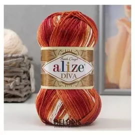 Пряжа "Diva Batik" 100% микрофибра 350м/100гр (7107)