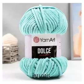 Пряжа "Dolce" 100% микрополиэстер 120м/100гр (770 бирюза)