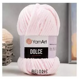 Пряжа "Dolce" 100% микрополиэстер 120м/100гр (781 телесный)