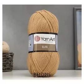 Пряжа "Elite" 100% акрил 300м/100гр (822 т.песочный)