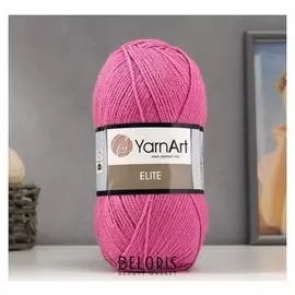 Пряжа "Elite" 100% акрил 300м/100гр (849 брусника)
