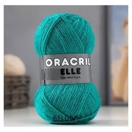 Пряжа "Elle" 100% акрил 133м/50гр (9148 изумруд)