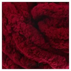 Пряжа фантазийная 100% полиэстер "Softy Plush Maxi" 250 гр 22 м вишневый