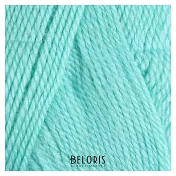 Пряжа "Гармония" 50% шерсть, 50% акрил 245м/100гр (025 мята)