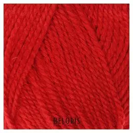 Пряжа "Гармония" 50% шерсть, 50% акрил 245м/100гр (046 красный)