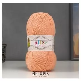 Пряжа "Happy Baby" 65% акрил, 35% полиамид 330м/100гр (282 св.персик)