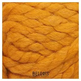 Пряжа "Lora" 80% акрил, 20% шерсть 35м/100гр (1043 горчичный )