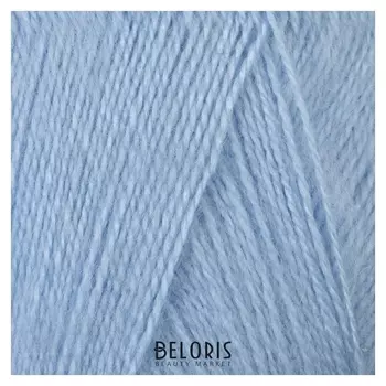Пряжа "Mohair Delicate" 5% мохер,10% шерсть,85% акрил 500м/100гр (6119 светло-голубой)