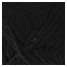 Пряжа "Надежда" 30% шерсть, 70% акрил 220м/100гр (003 чёрный)