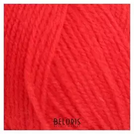 Пряжа "Надежда" 30% шерсть, 70% акрил 220м/100гр (046 красный)