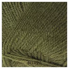 Пряжа "Nakolen 5" 49% шерсть, 51% акрил 500м/100г (1902 т. оливковый)