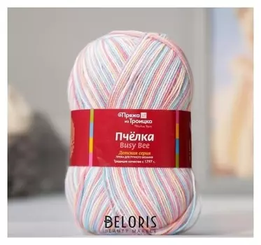 Пряжа "Пчёлка" 100% акрил 500м/100гр (4077 секционный)