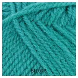 Пряжа "Подмосковная" 50% шерсть, 50% акрил 250м/100гр (0313, изумруд)