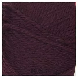 Пряжа "Подмосковная" 50% шерсть, 50% акрил 250м/100гр (1597, ежевика)