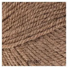 Пряжа " подмосковная Gold" 50% шерсть, 50% акрил 250м/100гр (0860 древесный)