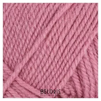 Пряжа " подмосковная Gold" 50% шерсть, 50% акрил 250м/100гр (0359 брусника)