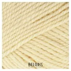 Пряжа " подмосковная Gold" 50% шерсть, 50% акрил 250м/100гр (2400 слоновая кость)