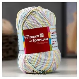 Пряжа "Сакура" 100% вискоза 180м/100гр (4006, секционный)