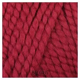 Пряжа "Spaghetti" 25% шерсть, 75% акрил 60м/100гр (3630 вишня )