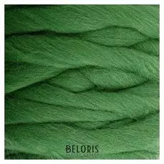 Пряжа "Супер толстая" 100% крученая п/тонкая шерсть 40м/500гр (114 киви)