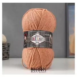 Пряжа "Superlana Midi" 25% шерсть, 75% акрил 170м/100гр (502)