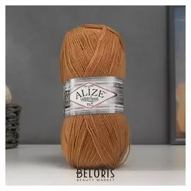 Пряжа "Superlana Tig" 25% шерсть, 75% акрил 570м/100гр (499 св.беж)