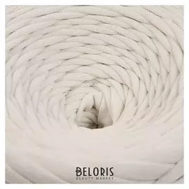 Пряжа трикотажная широкая 50м/170гр, ширина нити 7-8 мм (Молочный)