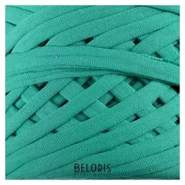 Пряжа трикотажная широкая "Saltera" 100м/300гр, ширина 7-9 мм (11 мята)