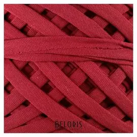 Пряжа трикотажная широкая "Saltera" 100м/300гр, ширина 7-9 мм (31 вино)