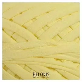 Пряжа трикотажная широкая "Saltera" 100м/300гр, ширина 7-9 мм (27 св.желтый)