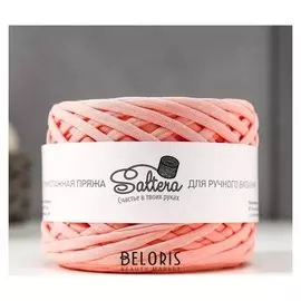 Пряжа трикотажная широкая "Saltera" 100м/300гр, ширина 7-9 мм (29 пудра)