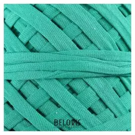 Пряжа трикотажная широкая "Saltera" 100м/300гр, ширина 7-9 мм (57 изумруд)