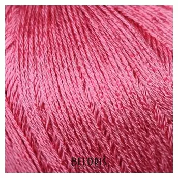 Пряжа "Вискозный шелк блестящий" 100% вискоза 350м/100гр (088 брусника)