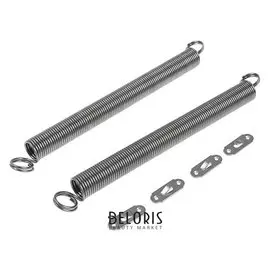 Пружина дверная Tundra Krep, без покрытия, D=30 мм, L=300 мм, 2 шт.