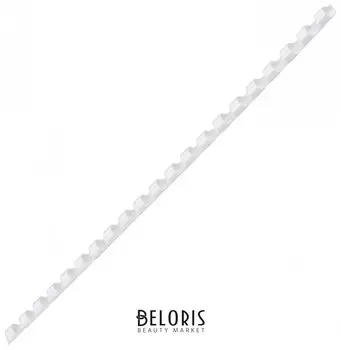 Пружины пластиковые для переплета, комплект 100 шт., 6 мм (для сшивания 10-20 листов), белые, Brauberg