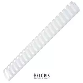 Пружины пластиковые для переплета, комплект 50 шт., 51 мм (Для сшивания 411-450 л.), белые, офисмаг, 531466