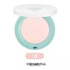 Пудра для лица компактная матирующая Oil Control Film Pact