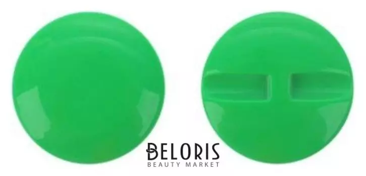 Пуговица большая гладкая, диаметр 37 мм, набор 50 шт., цвет зелёный