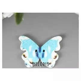 Пуговицы декоративные "Бабочки", дерево, 30х20 мм (Набор 18 шт)