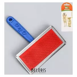 Пуходерка "Лапки" большая без капель, 12 х 13 см