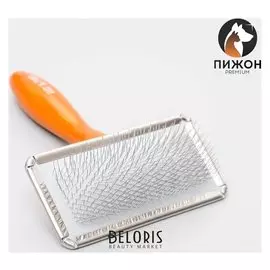 Пуходерка пижон Premium с деревянной ручкой, без капель