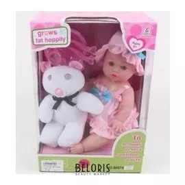 Пупс девочка с игрушкой и аксессуарами