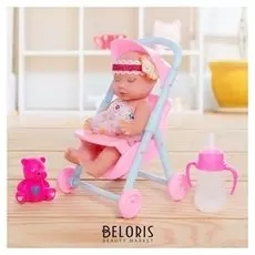 Пупс Ляля в коляске