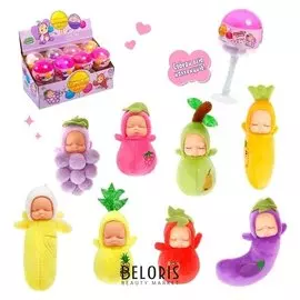 Пупс Малыш в костюмчике фрукты