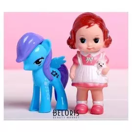 Пупс "Маша" с пони