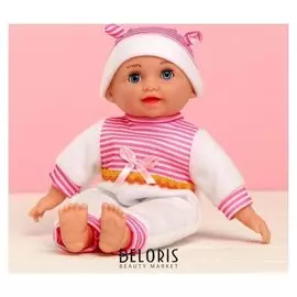 Пупс мягконабивной «Малыш» со звуком, в костюмчике