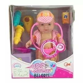 Пупс озвученный с набором доктора