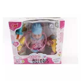 Пупс озвученный с набором доктора