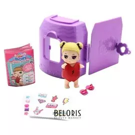 Пупсик Roomie boo + домик + комплект одежды + аксессуары