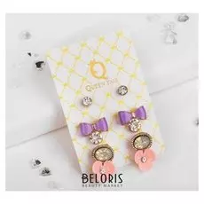 Пусеты 3 пары "Нежность"